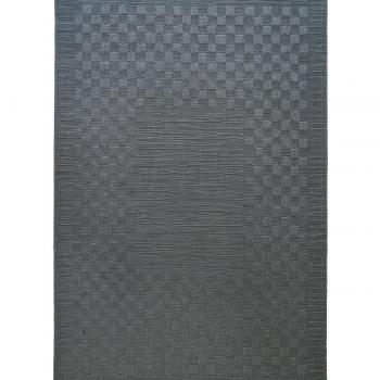 Tapis extérieur/intérieur aspect jute naturel résistant à l'humidité et UV Box 160x225 cm Gris (variation)