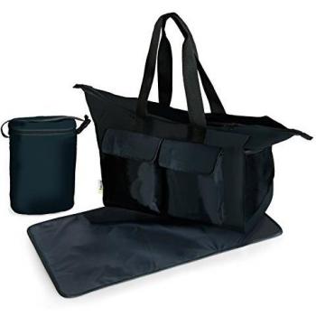 Hauck Care Me Wickeltasche Schwarz Grau