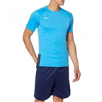 PUMA Herren ftblNXT Pro Shirt T (Blau-Azuren-Red Blast), M