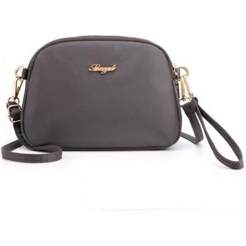 Nylon Handtasche mit Reißverschluss