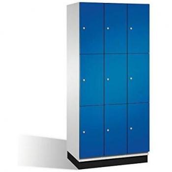 Vestiaire Cambio 9 casiers bleu gentiane