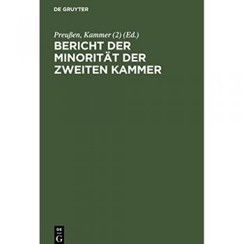 Bericht der Minorität der Zweiten Kammer 1850-1851