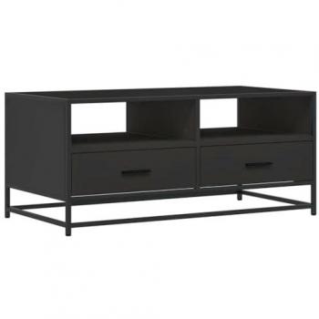 VidaXL Contemporary Black Coffee Table 100x50x45 cm