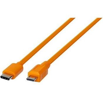Cable Tether USB-C a Micro-B 5 pines