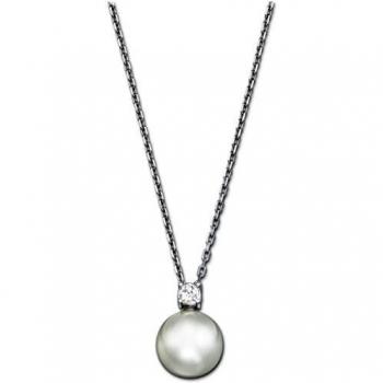 Colgante Swarovski Tricia, blanco, baño de rodio