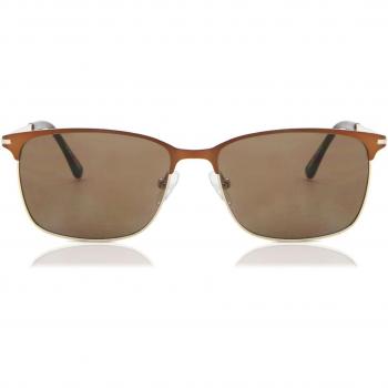Óculos de Sol Masculino Rectangle Marrons