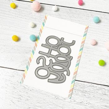 Die de gaufrage Joyeux et lumineux pour scrapbooking