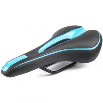Coussin de siège de vélo en cuir, antidérapant, 27x14,5 cm
