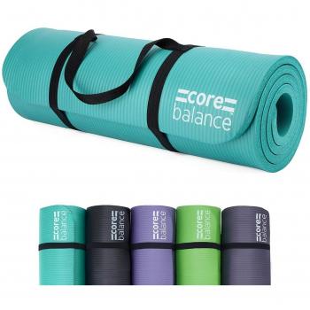 Core Balance Foam Yoga Exercise Mat, Non-Slip, 12mm Extra-Thick