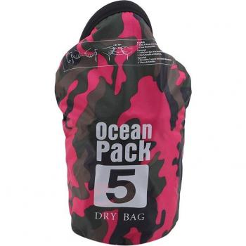 Bolsa de exterior impermeable para rafting, buceo y trekking, plegable de camuflaje