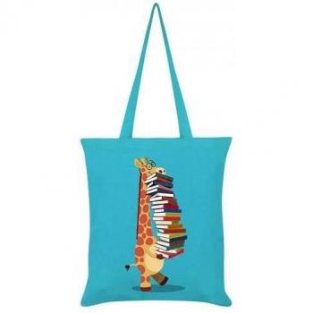 The Happy Librarian Tote Bag One Size Azuur