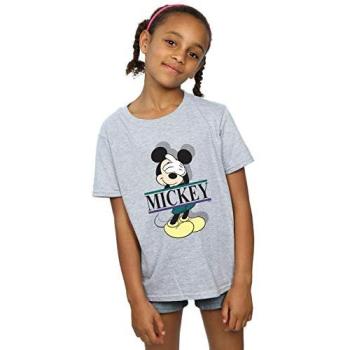 Disney Minnie & Mickey Alphabet Tee – Grey (7‑8)