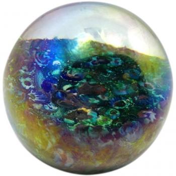 Pisapapel de Cristal Azul 10x10cm Signes Grimalt