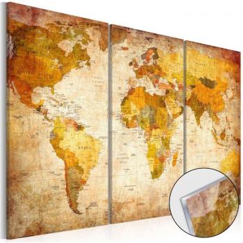 Décoshop26 – Tableaux muraux en verre acrylique « Voyages antiques », 90x60 cm