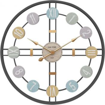 Horloge murale rétro en métal