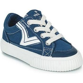 Baskets Victoria TRIBU LONA RETRO Bleu enfant