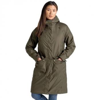 Craghoppers Damenponcho – Wasserdicht, Oliv