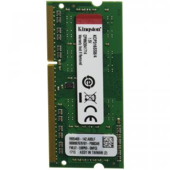 Kingston Branded 4 GB DDR3 1600 MHz SODIMM‑RAM (KCP316SS8/4) für Laptops