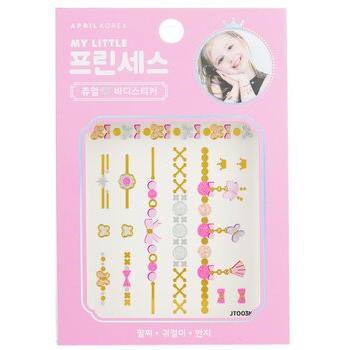 Koreaanse body sticker: Prinsesjuweel April – #JT003K