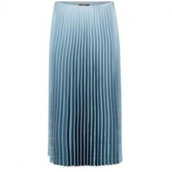 Zero Damen Midi-Rock aus Satin