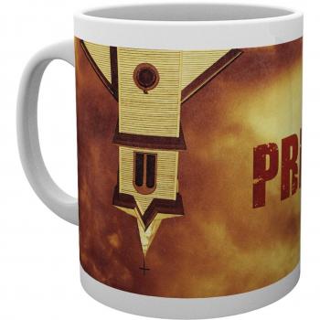 Multi-Color Wooden Mug with Key Art of Preacher