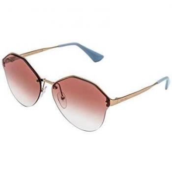 Prada 64Ts, Gafas de Sol Unisex, Negro (Antique Gold)