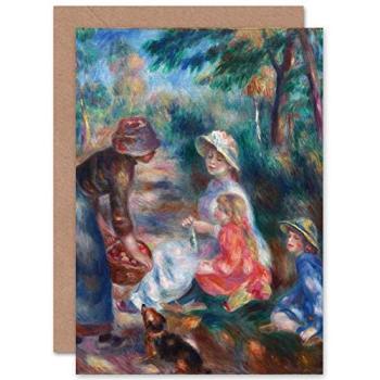 Renoir “Apple Seller” Fine Art Greeting Card with Complimentary Envelope