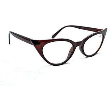 MT57 Retro Cat Eye Vintage Fashion Reading Glasses (Blue, +2.5)