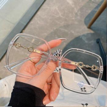 Gafas Cuadradas Transparentes Estilo Retro Para PC