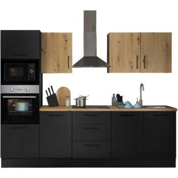 BASIC by Balculina Küchenzeile »Turin«, 270 cm, mit optionalen E-Geräten
