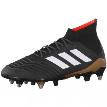Adidas Herren Predator 18.1 SG Fußballschuhe, Schwarz (Cblack/Ftwwht/Solred), 41 EU