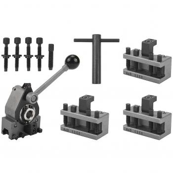 Juego de Postes de Torno WM210V & WM180V con Soporte de 12x12 mm para Maquinaria de Cama Oscilante