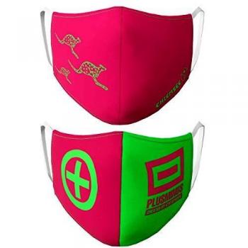 Damen-Chiemsee Mund-Nasen-Filtermasken – Dual Pack (Pink/Grün)