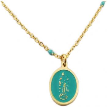 Collier Créateur Vierge Marie – Acier 15x10 mm, Trésors De Lily