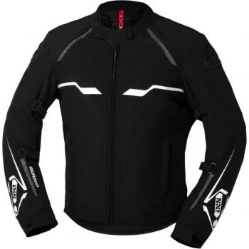 IXS Hexalon-ST wasserdichte Motorrad Textiljacke Schwarz Weiss 5XL male