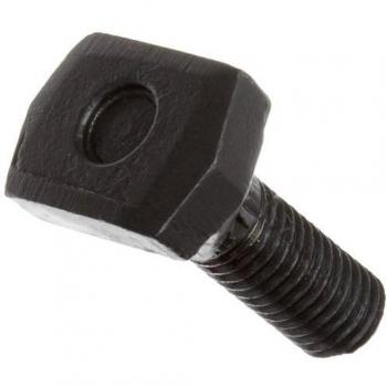 T-Bolt de acero 4140, acabado negro, alta resistencia, hilos derechos, 1.5 de longitud de rosca, 3 de longitud total, 1/2-13 UNC, 2 unidades