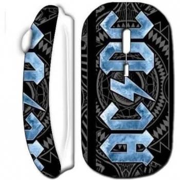 Wireless Mouse with AC/DC Blue Emblem