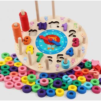 Colorful Number Ring Stacking Blocks