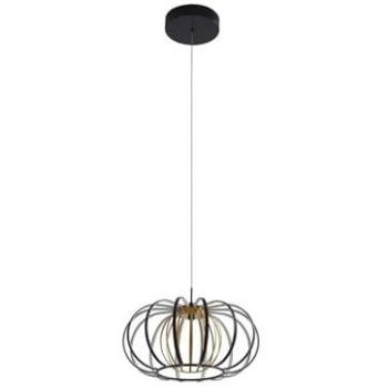 Lucande Black/Gold Pendant Light Ø 39cm