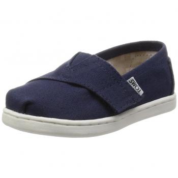 TOMS TINY ALPARGATA, Mocasines Planos, Unisex niños, Azul (Azul Marino), 24.5 EU
