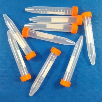 20pcs 15ml Centrifuge Tubes with Sharp Bottom