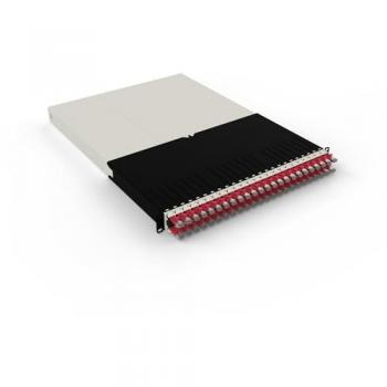 Patchbox Rosso Cat‑6A 1,8 m con Protezione STP