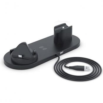 QuickCharge Bahnhof 10 W Qi 4‑in‑1 Dock: Lädt i