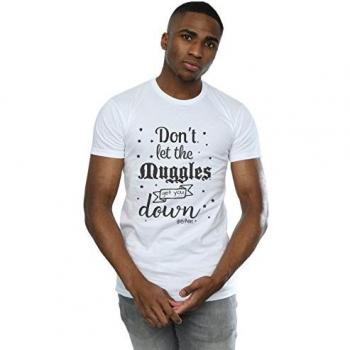 White XL “Don’t Let the Muggles” Shirt – Harry Potter Men’s