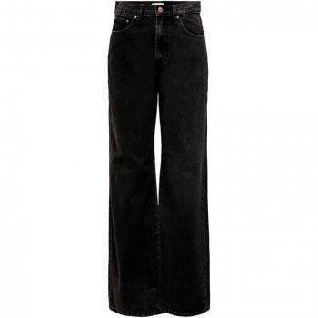 Only Hope Ex Hohe Taille Weite Damenjeans Rea129 Schwarz Denim
