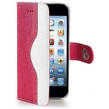 Custodia Rosa “Onda” con Portafoglio Celly per iPhone 6