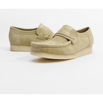 Mocassini Clarks Originals Wallabee Beige Uomo 46