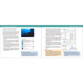Windows 10: Schritt für Schritt erklärt. Das Handbuch im praktischen Querformat. Komplett in Farbe. Aktuell inkl. April 2018 Update.