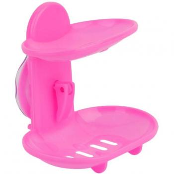 Double Layer Soap Tray with Suction Cups