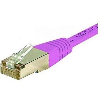 Cavo Patch 5m S/FTP CAT.6 Rosa con Protezione Exertis Connect